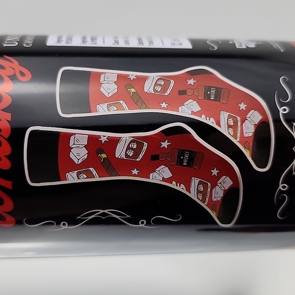 Original Whiskey Unisex Novelty Crew Socks Collectible Tin Bottle One Size - Picture 3 of 8